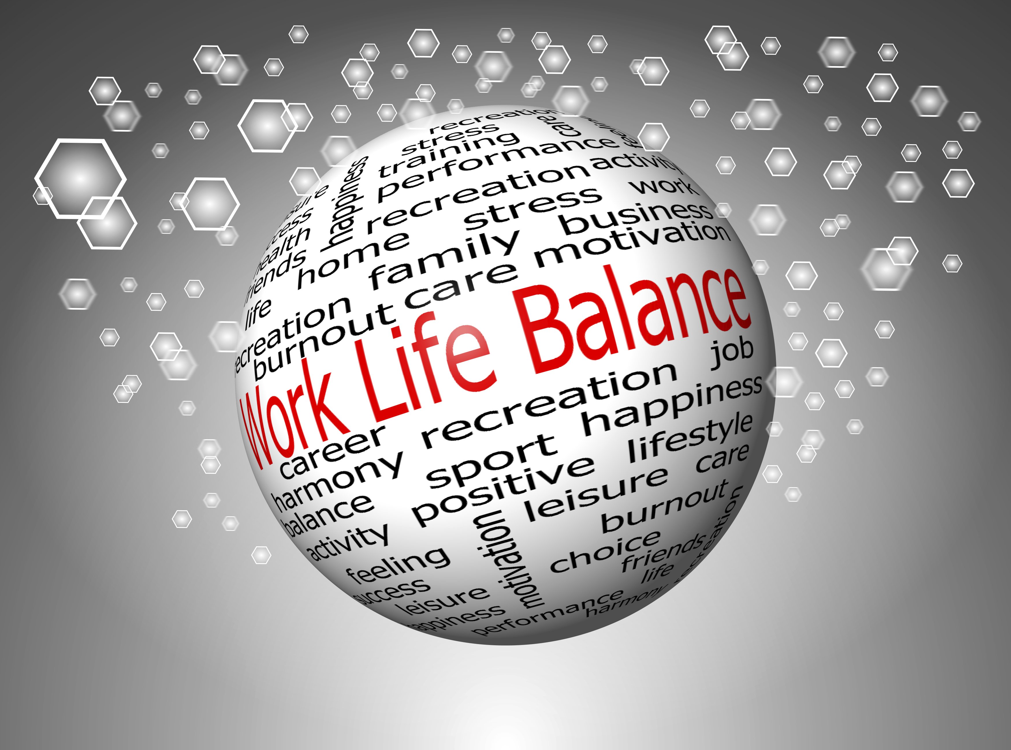 Work Life Balance Word Cloud